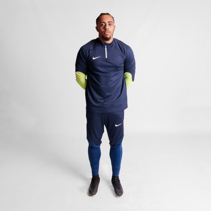 Nike Dri-Fit Strike 23 Drill Top Obsidian-Volt-Barely Volt-White